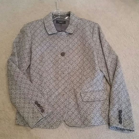 Talbots wool blend suit blazer