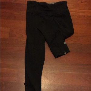 Lululemon Leggings With Ruffle On Calf
