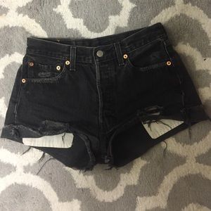 Levi's 501 High waisted shorts