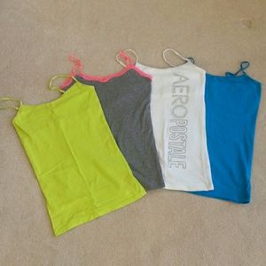 Hold. LAST CHANCE SALE! Set of 4 Aeropostale camis