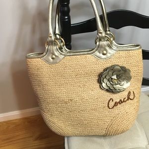 Coach summer tote