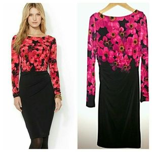Ralph Lauren Floral Ruched Dress