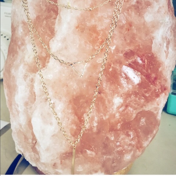 New alloy gold layer necklace - Picture 2 of 3