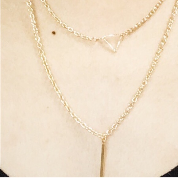 New alloy gold layer necklace - Picture 3 of 3