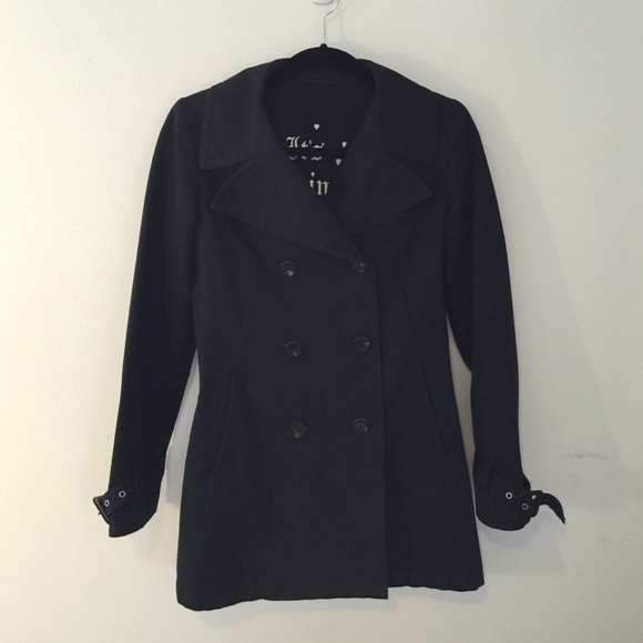 Juicy Couture Black Trench Coat