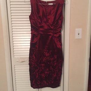 Red cocktail dress, NWOT