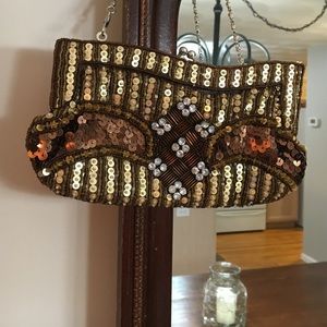 Clutch evening bag