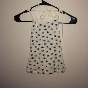 Brandy Melville eye halter top