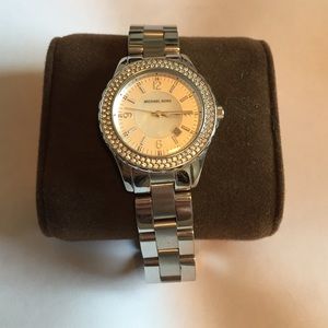 Michale Kors silver watch