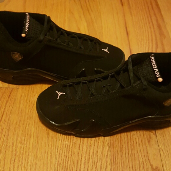 Jordan XIV 14s Retro black/rose pink 5Y rare BNIB - Picture 1 of 4