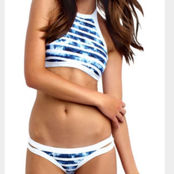 Seafolly Inked Stripe Top and Bottom