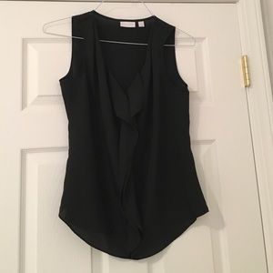 New York & Company ruffled front blouse