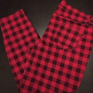 Red and Black Jeans from Forever 21