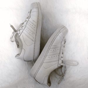 Adidas White Superstars