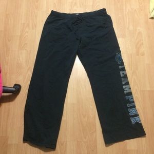 VS PINK sweat black pants