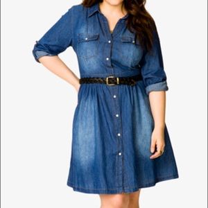 Denim Shirt Dress