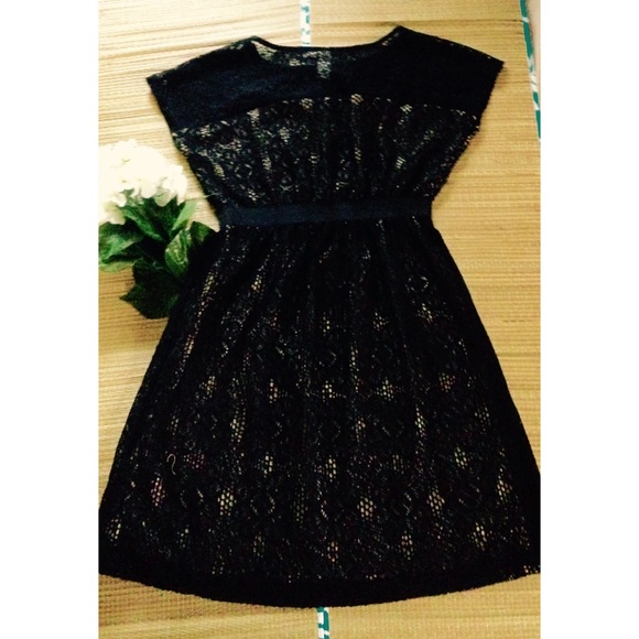 Emma & Michele Dresses - ๐Nude & Black Lace Cocktail Dress Emma & Michele Dresses - ๐Nude & Black Lace Cocktail Dress