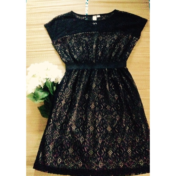 Emma & Michele Dresses - ๐Nude & Black Lace Cocktail Dress Emma & Michele Dresses - ๐Nude & Black Lace Cocktail Dress