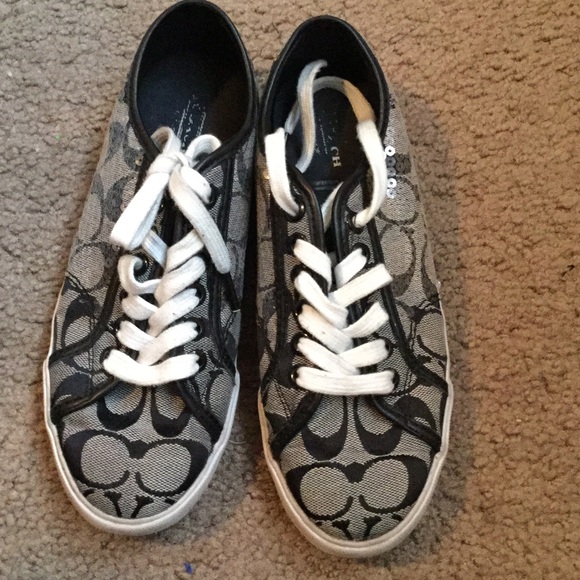 Black coach sequence shoes