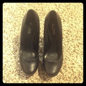Aldo black heels