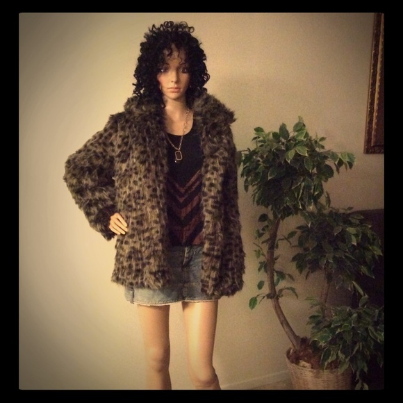 Evora Girls Fake Fur Coat - image 1