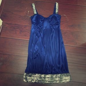 Blue dress