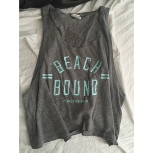 ❌SOLD❌Beach bound Victoria secret pink crop top
