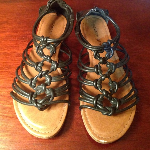 Madden Girl black gladiator sandals