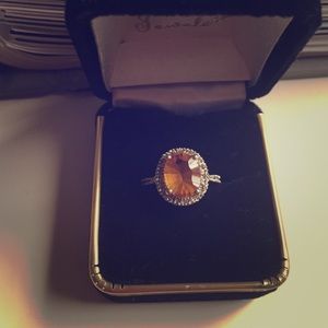 💍White gold citrine ring💍