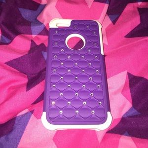 iPhone 5c Purple Rhinestone case