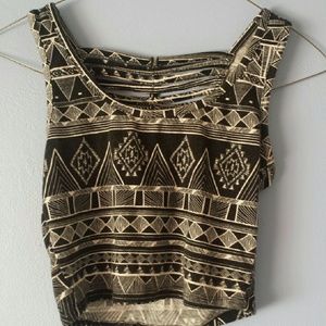 Strappy back crop top