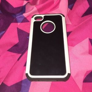 Black and White iPhone 4 phone case