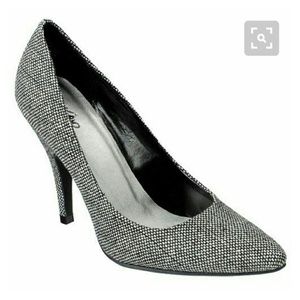 MOSSIMO DREW POINT TOE TWEED PUMPS