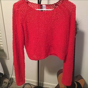 Crop sweater