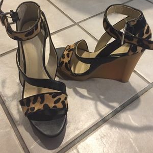 Calvin Klein leopard sandals