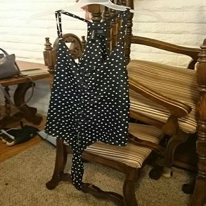 Black and white tank top