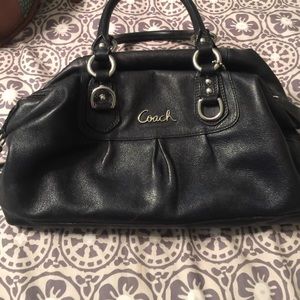 Authentic leather Coach bag
