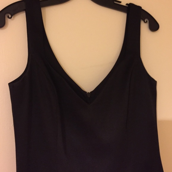 David Meister black gown with train - Picture 2 of 3