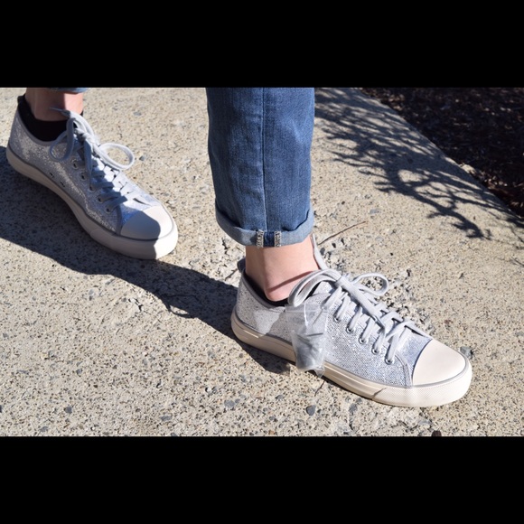 American Eagle glitter sneakers