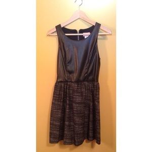 Love Ady faux leather dress