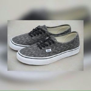 Gray zig zag Vans