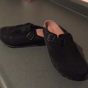 Birkenstock bulk suede clogs