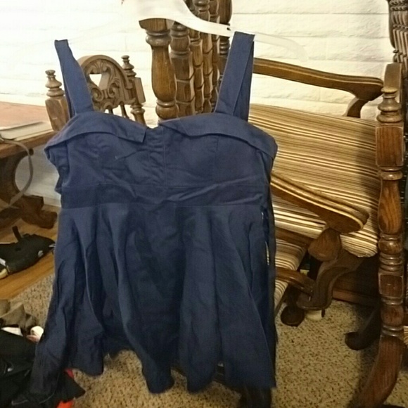 Navy blue dress