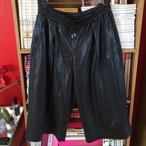 Zara Pants - Zara faux leather culottes Zara Pants - Zara faux leather culottes