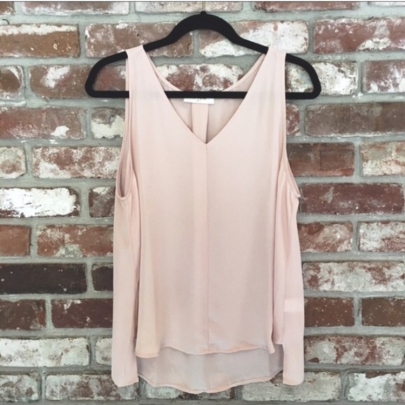 Light pink chiffon top