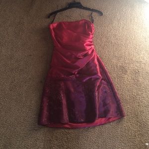 Ombré dress.