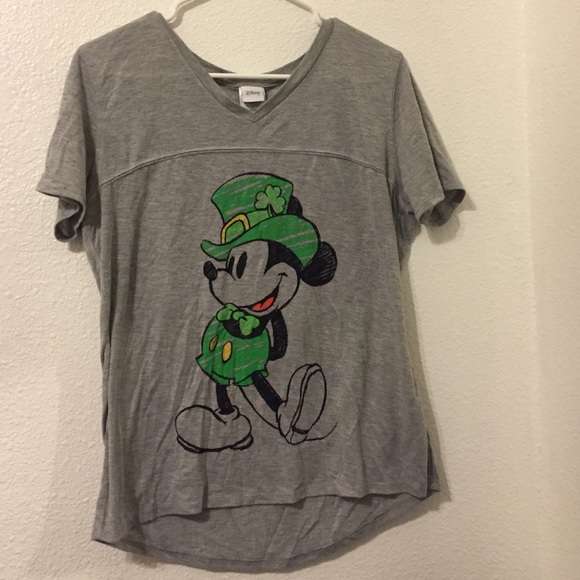 Mickey mouth saint Patrick's days shirt