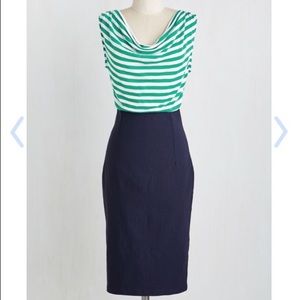 Net Rocksteady wiggle dress