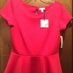 Hot Pink Peplum top