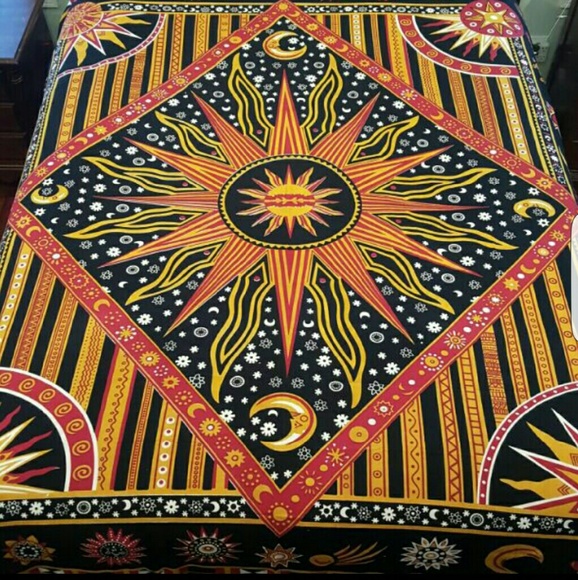 🌻Mandala Tapestry 'Celestial' Wall Art/Coverlet